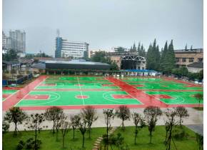 雅安雨城二中篮球场